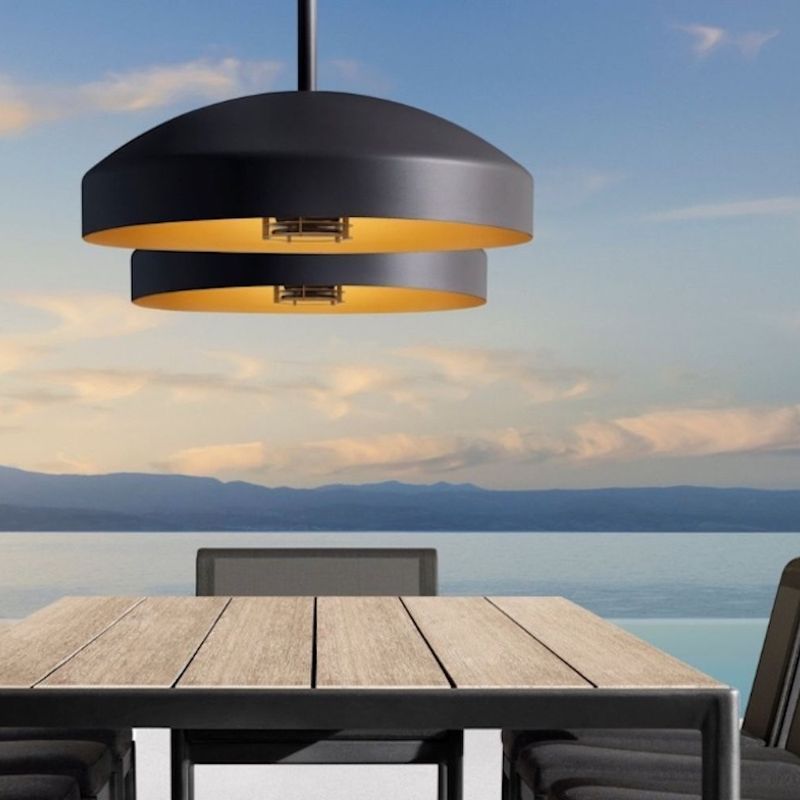Disc Freestanding Infrared Outdoor Heater & Light