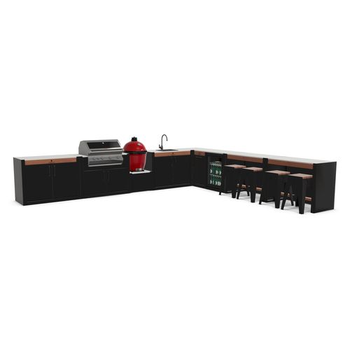 Premium L3 Layout | Outdoor Modular Kitchen