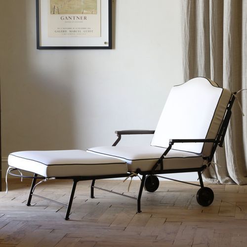 Outdoor Chaise Lounge By Hervé Baume