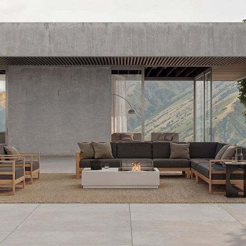 Tasman Teak Double Sofa