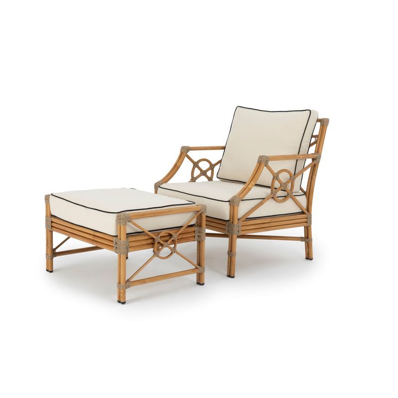 Orient Outdoor Armchair and Ottoman