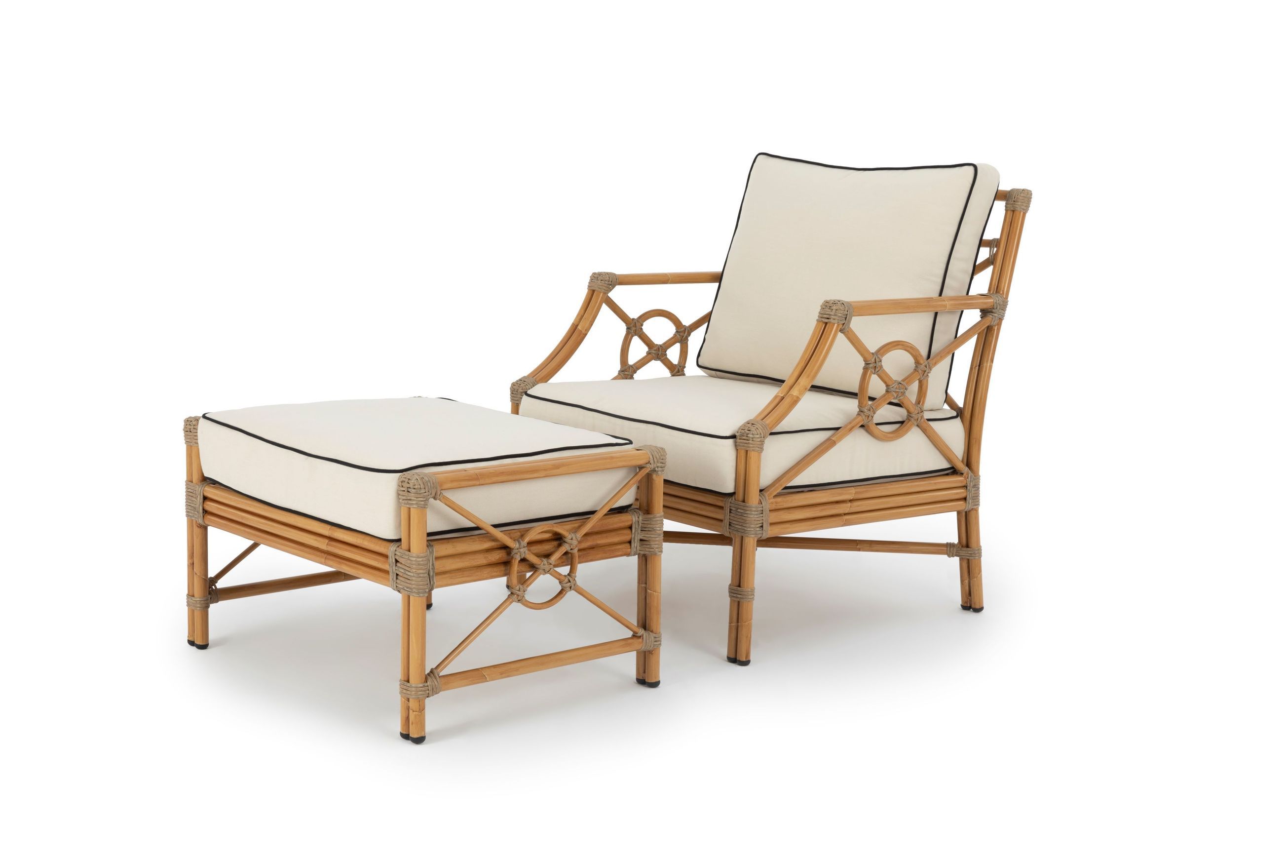 Orient Outdoor Armchair and Ottoman
