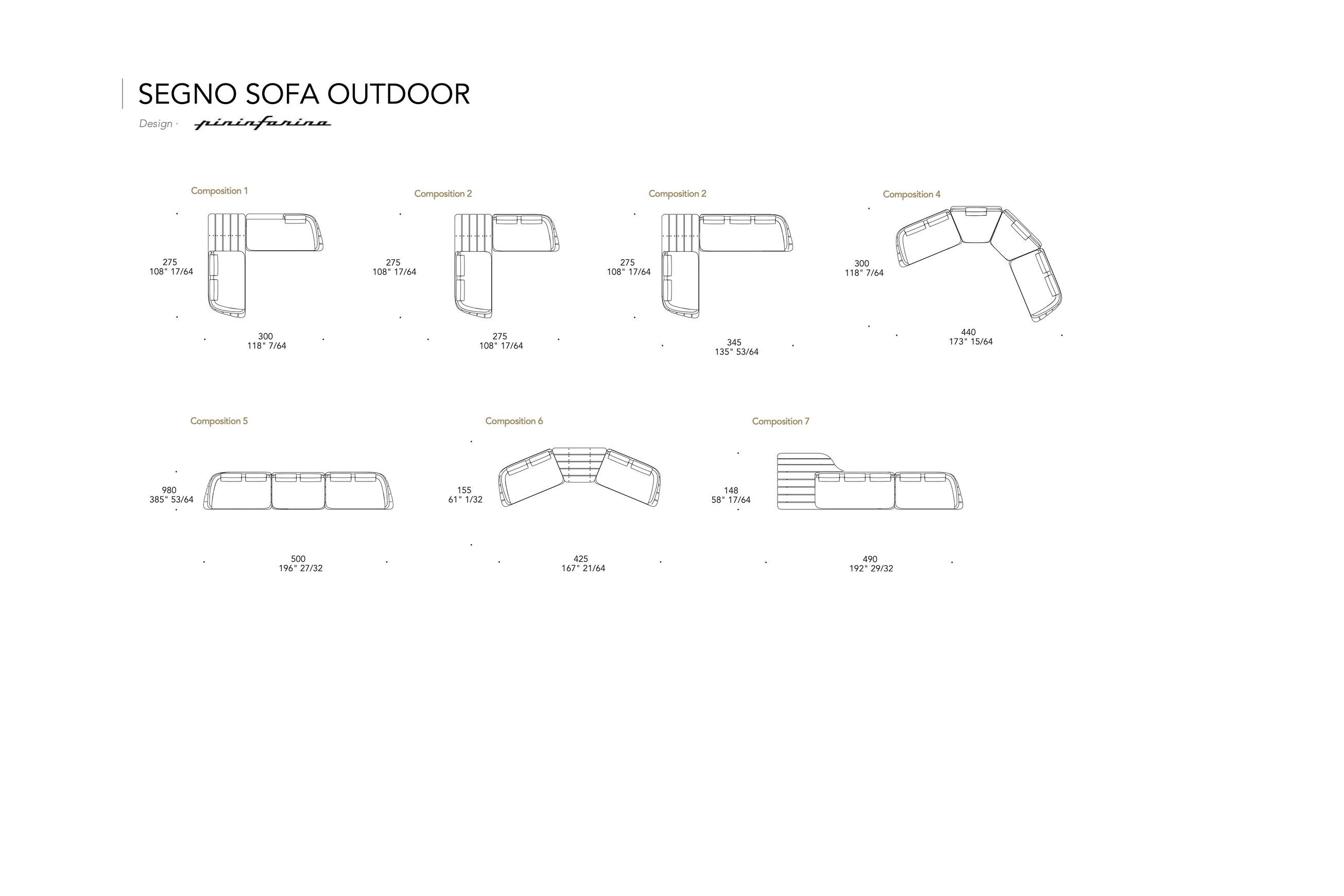 Segno Outdoor Sofa