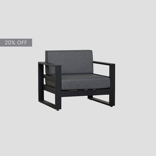 Tasman Alu Single Sofa