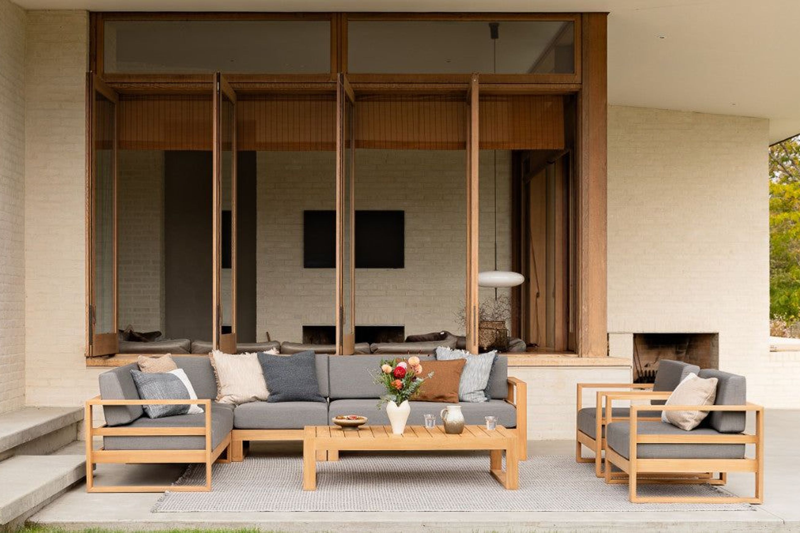 Tasman Teak Single Sofa
