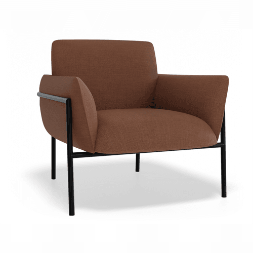 Charlie Single Seater Lounge Chair Terracotta