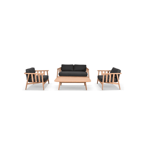 Float 4pc Teak Outdoor Lounge Setting