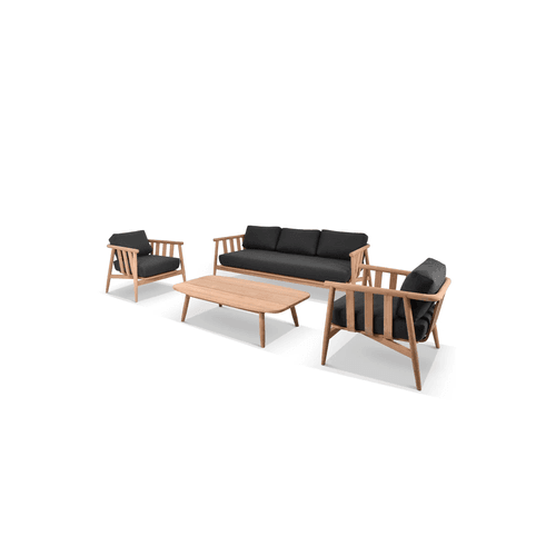 Float 4pc Teak Outdoor Lounge Setting