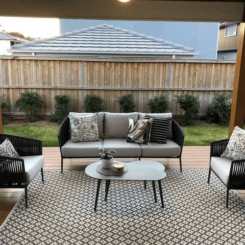 Gizella 4pc Outdoor Sofa Setting