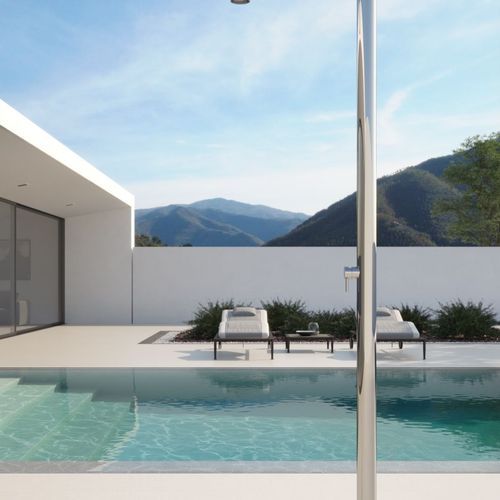 Boss Outdoor Shower With Mixer
