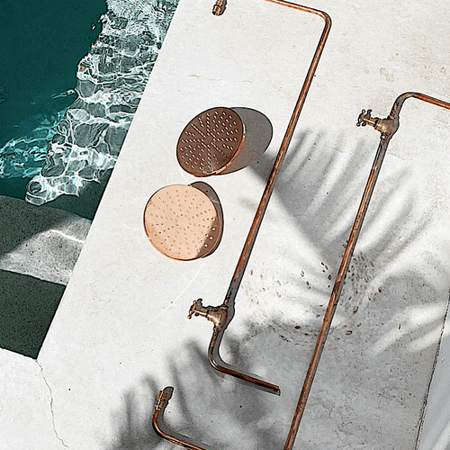 Bondi Wall Mount Outdoor Shower | Cold | Copper