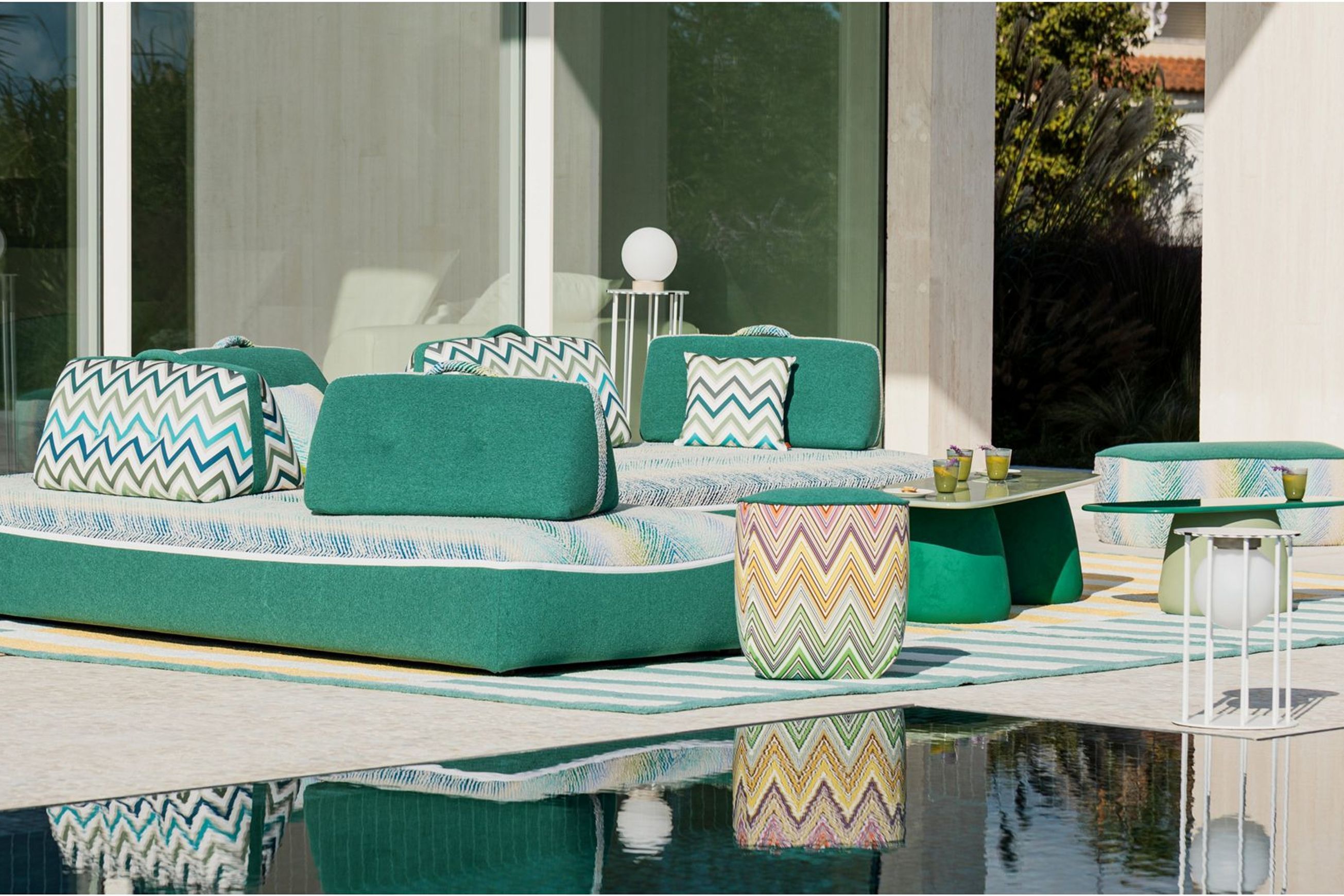 Formentera 4 Seat Armless Sofa