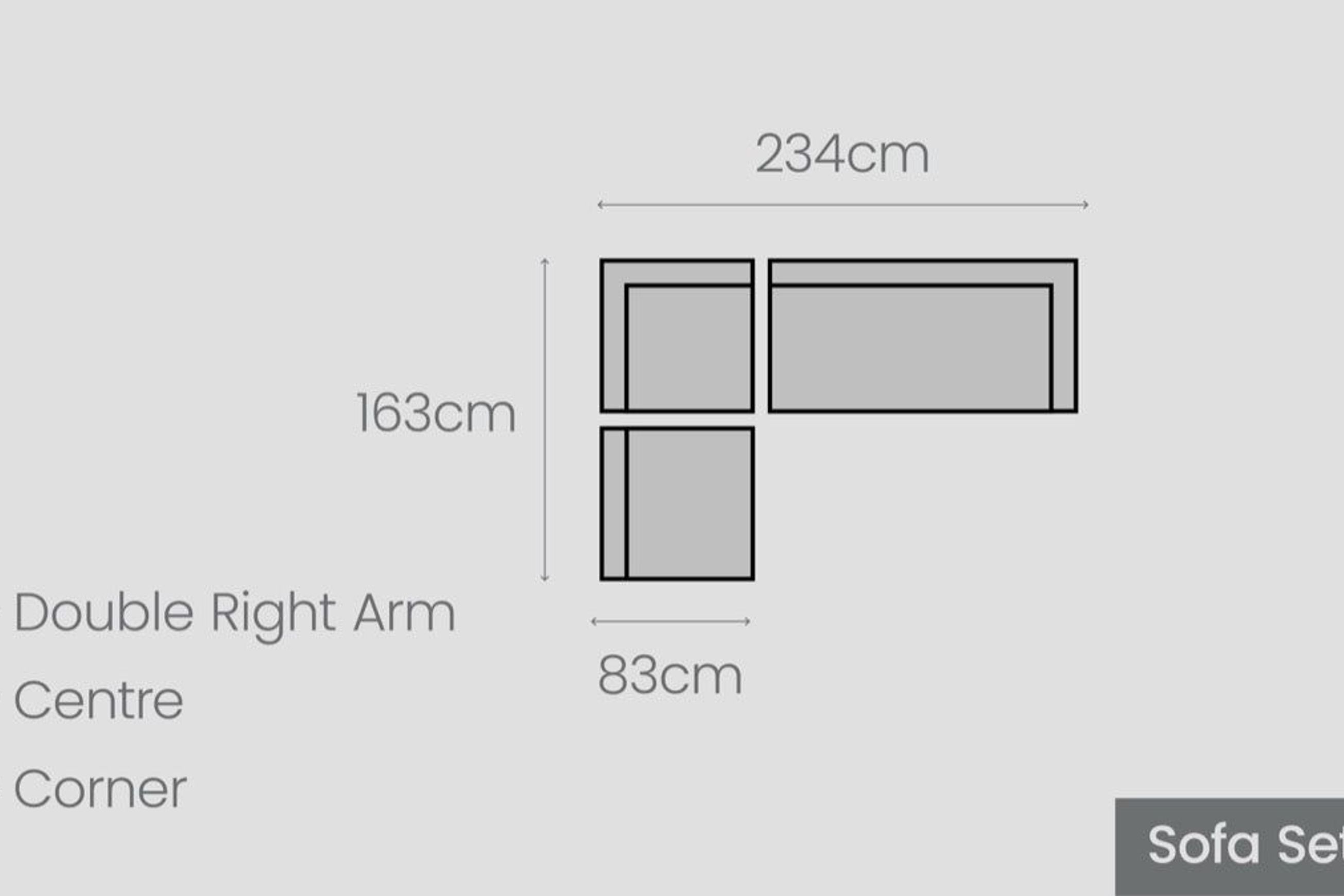 MacKenzie Aluminium Outdoor Sofa Sets