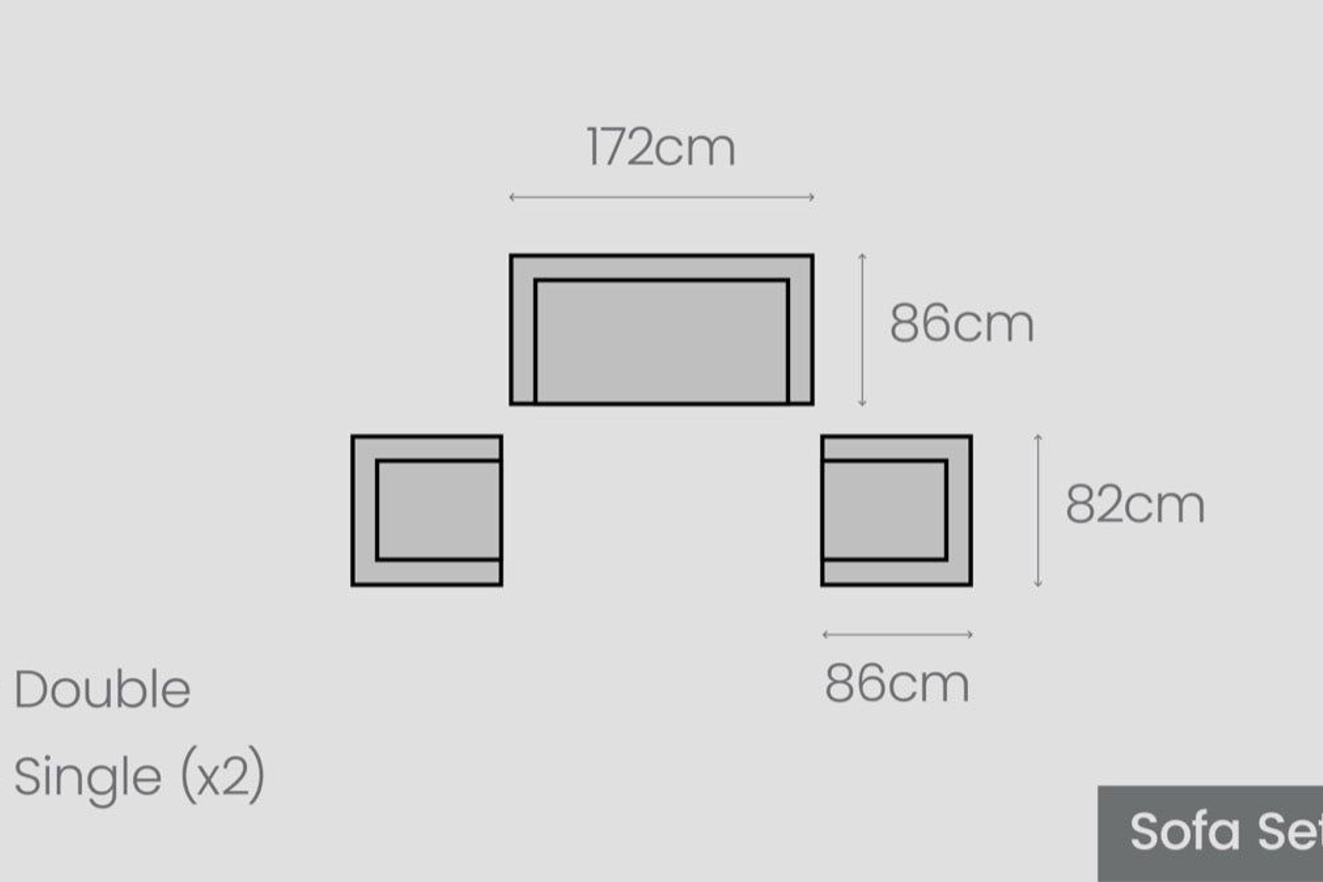 Pauanui Aluminium Outdoor Sofa Sets