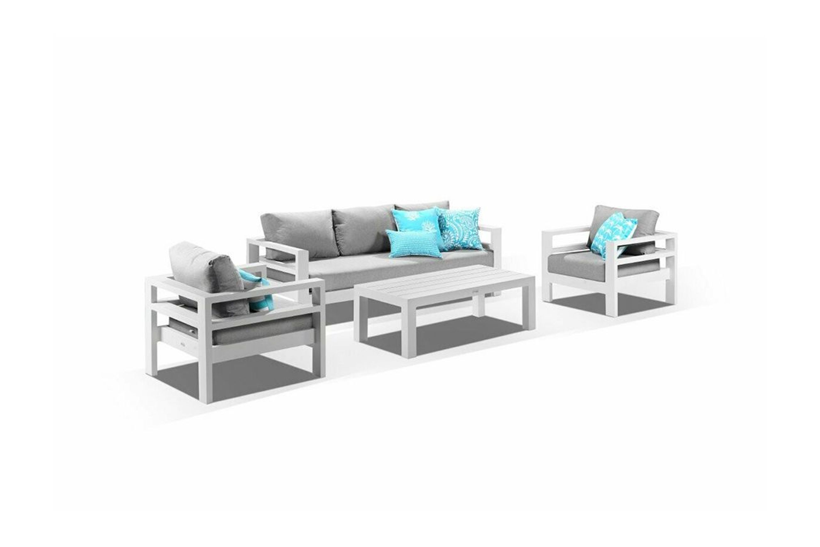 Coast Outdoor Lounge Set | White