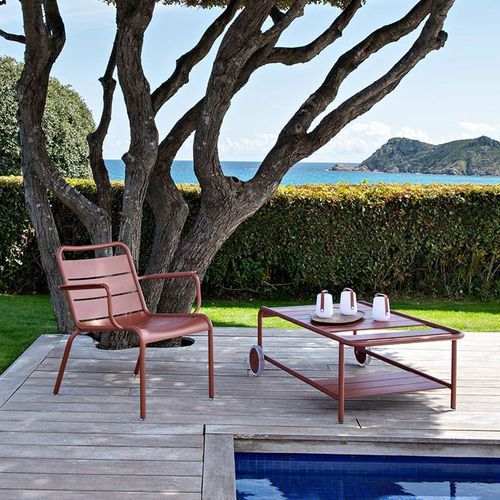 Luxembourg Low Table with Wheels by Fermob