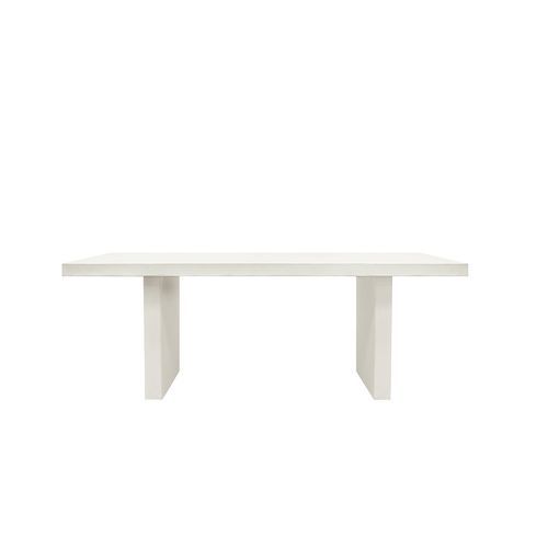 Palma Outdoor Concrete Table White - 200cm