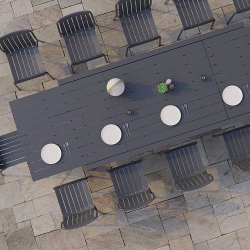 Reflect Table - Outdoor - Extendable 220/338 x 106cm - Charcoal