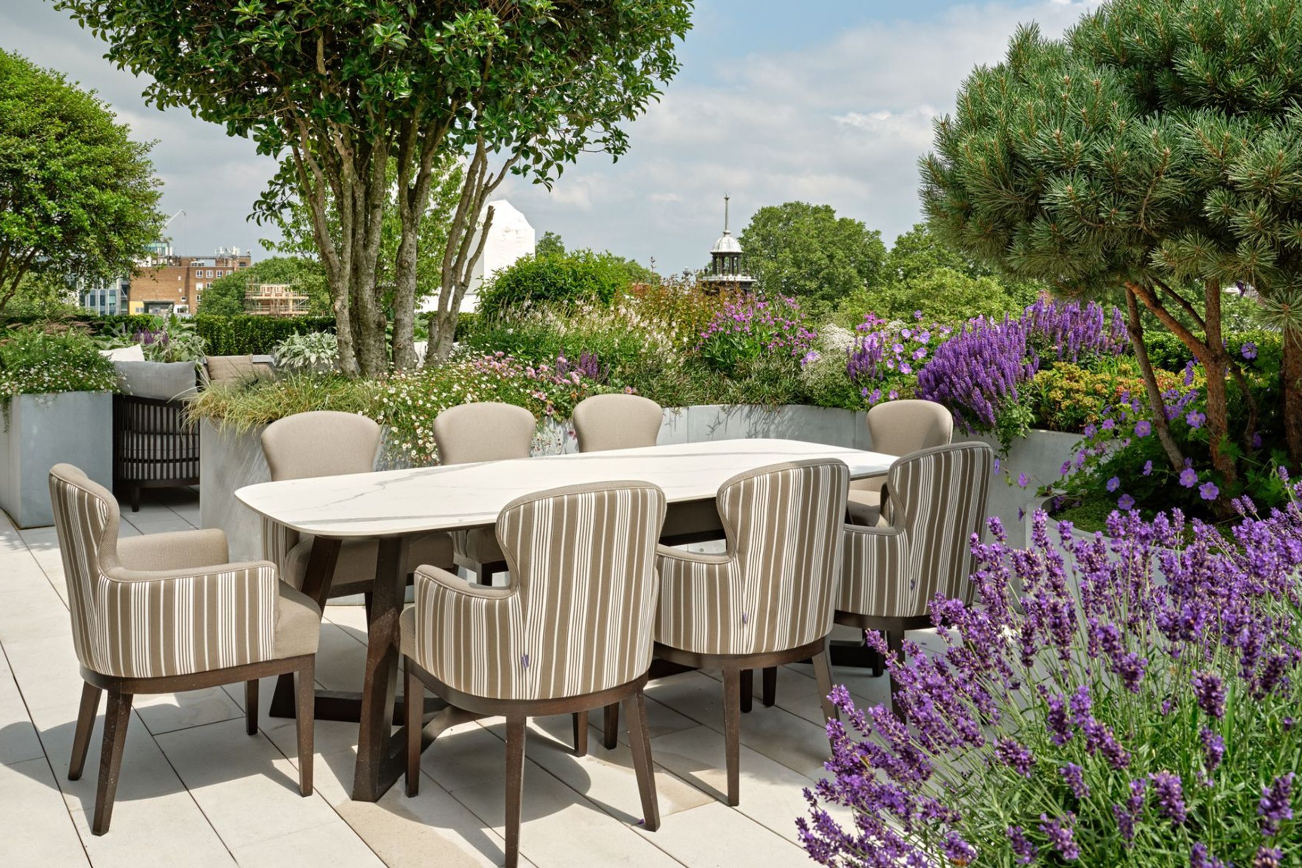 Perseus Porcelain Dining Table by Coco Wolf