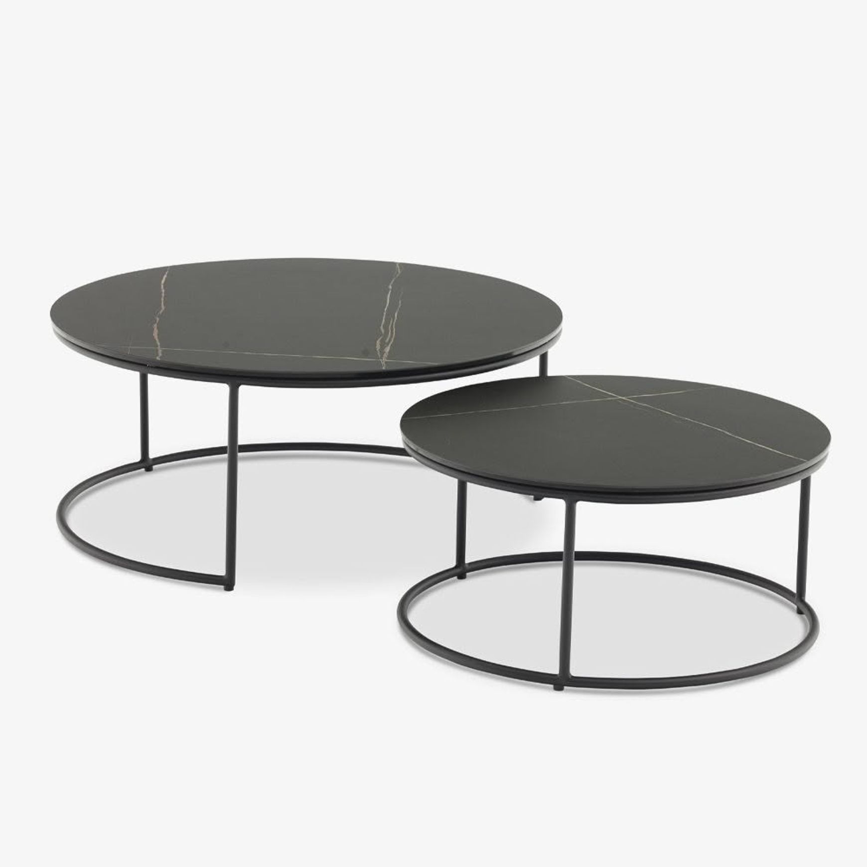 Pop Coffee Table Set of 2 - Charcoal