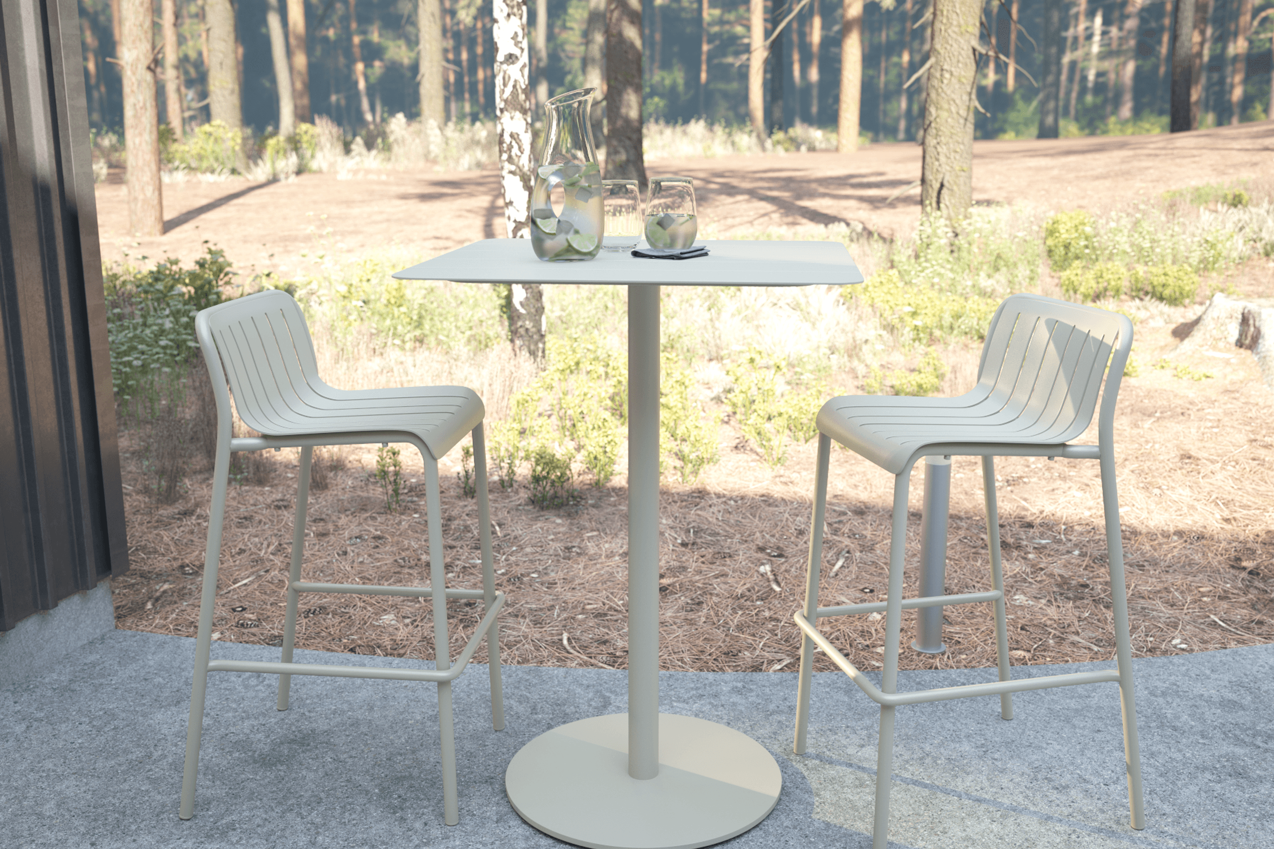Roku High Bar Table - Outdoor