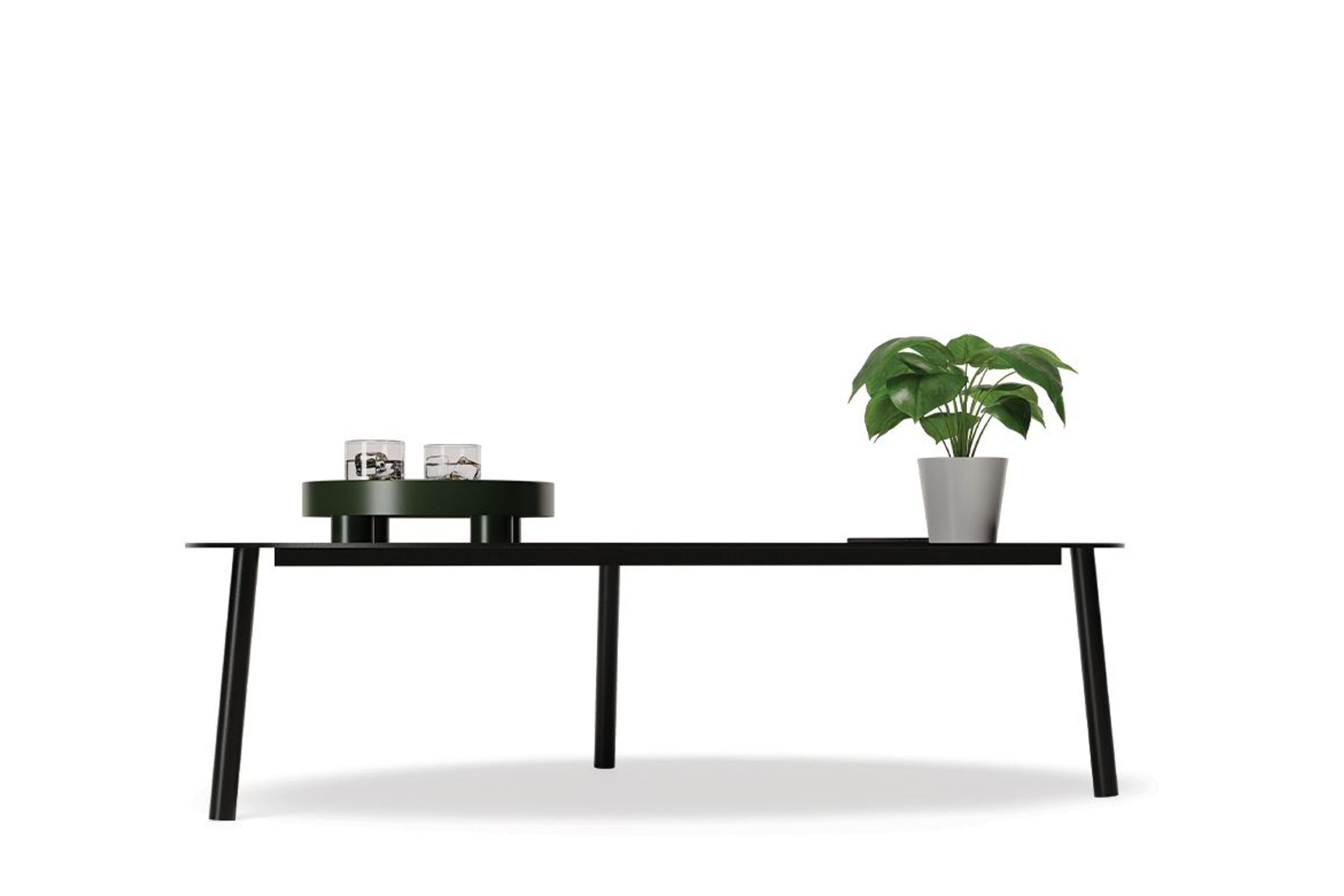 Cetara Coffee Table - Black - Large