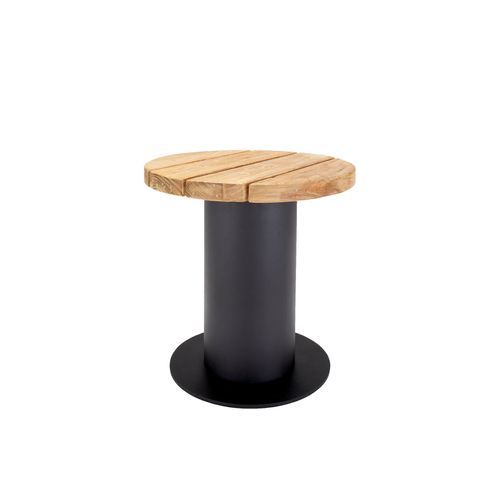 Mill Pedestal Outdoor Side Table