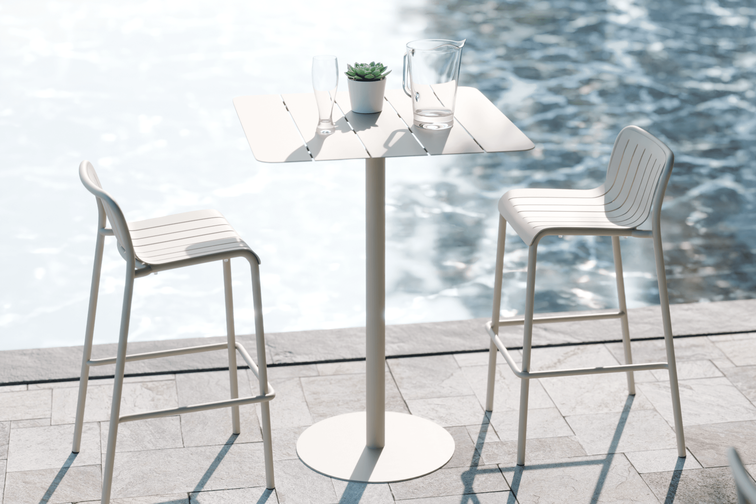 Roku High Bar Table - Outdoor