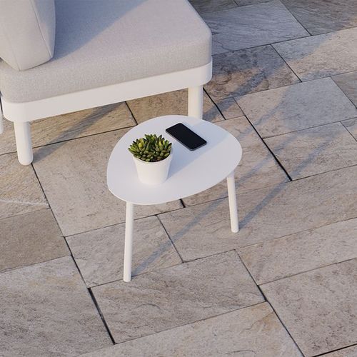 Cetara Side Table - Outdoor - White