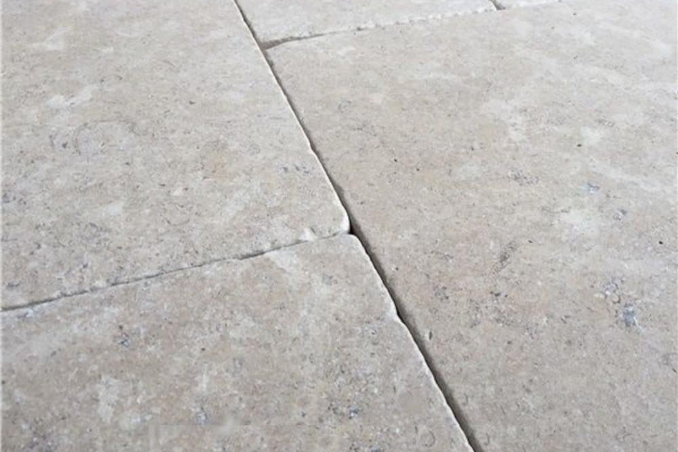12mm Katarina Limestone French Pattern  - Tumbled