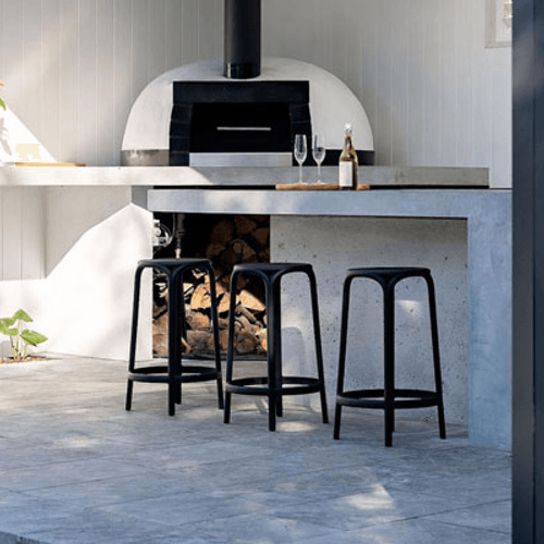 Tundra Blue Sandblasted Marble Paving