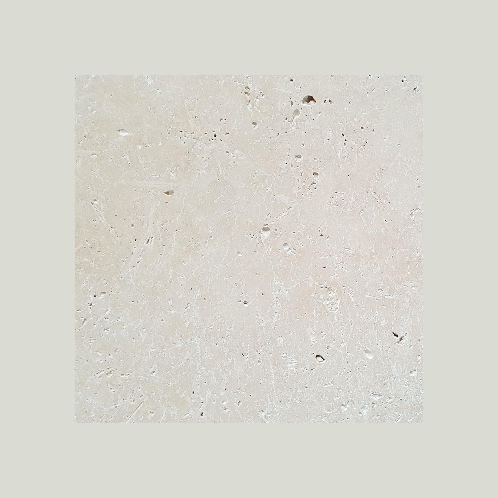 12mm Ivory Travertine Tiles - Tumbled & Unfilled