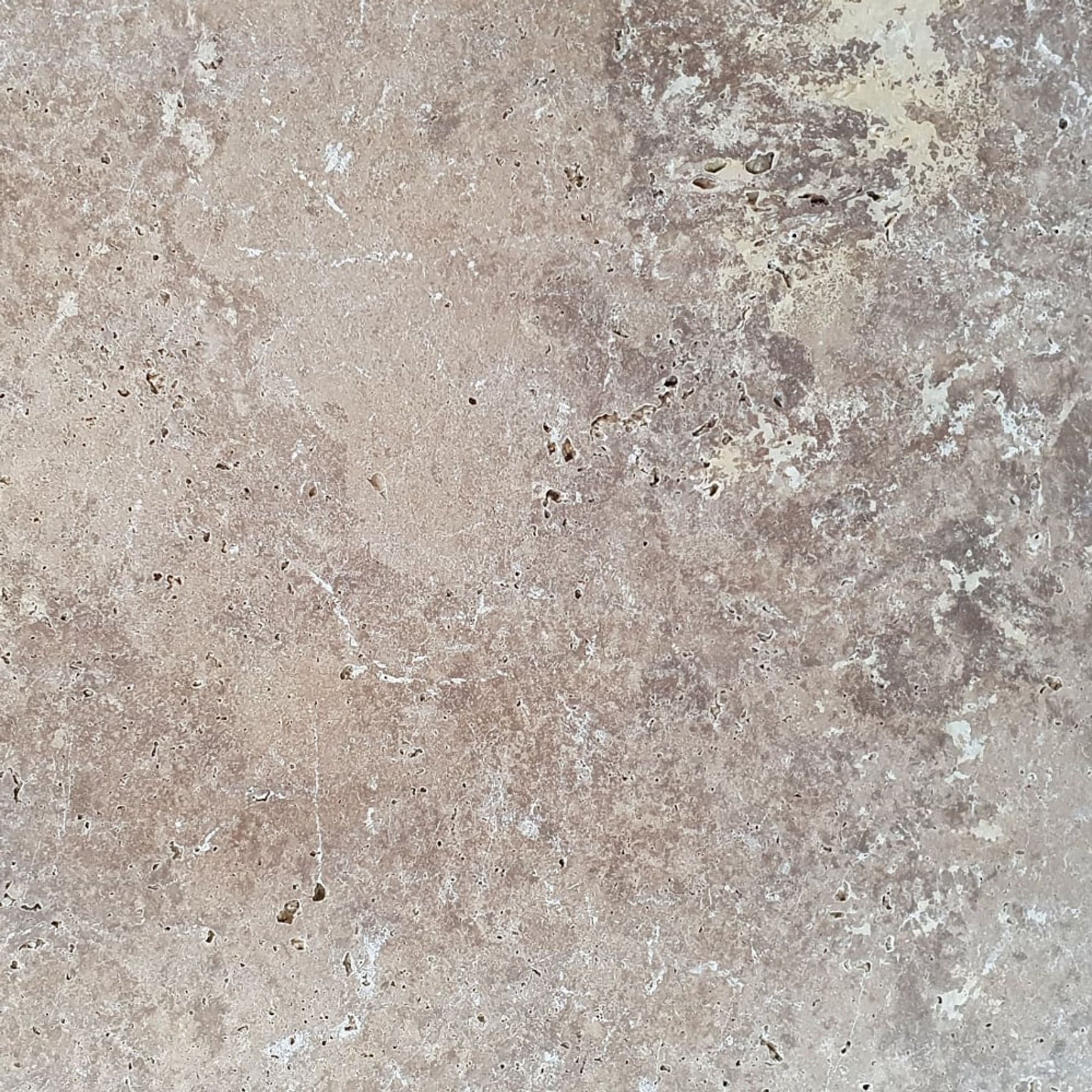 12mm Noce Travertine French Pattern - Tumbled & Unfille