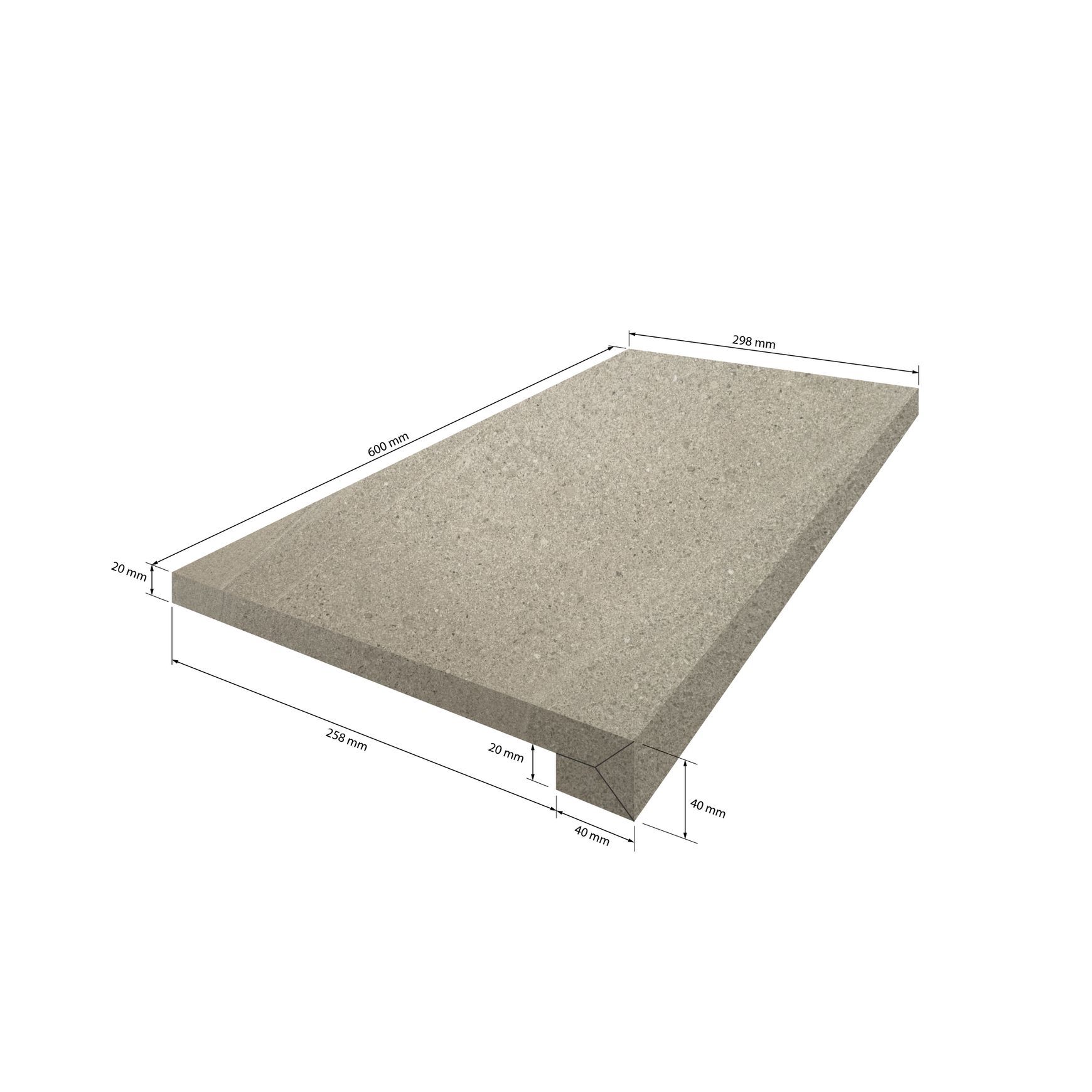 CMP Porcelain White Sands Tile