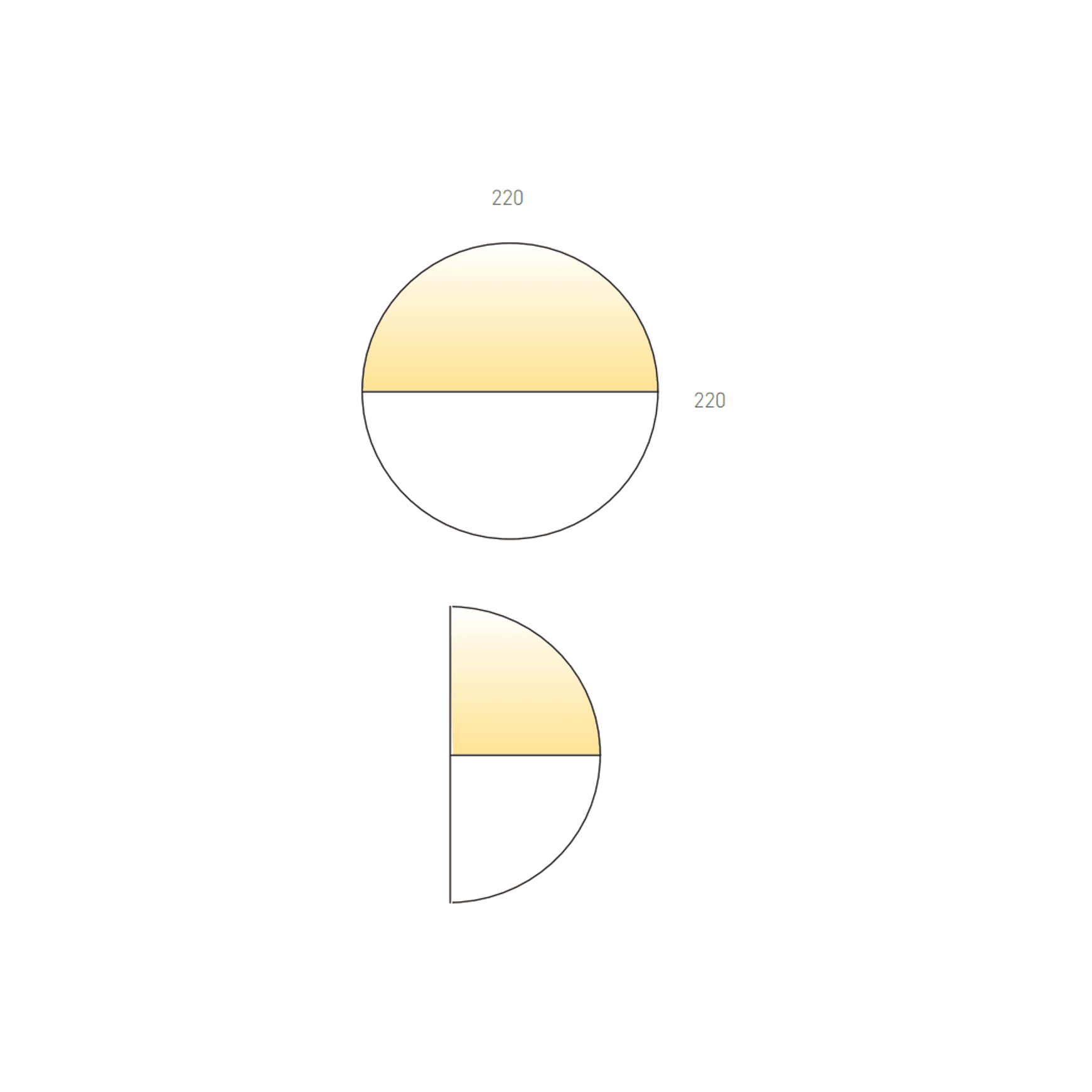 Bunkar Wall Light dimensions