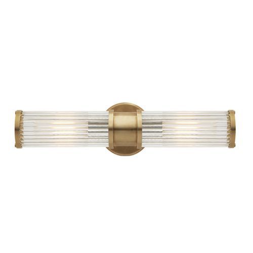 Allen Double-Light Sconce – Brass