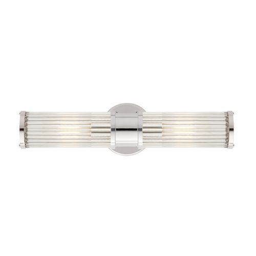 Allen Double-Light Sconce – Nickel