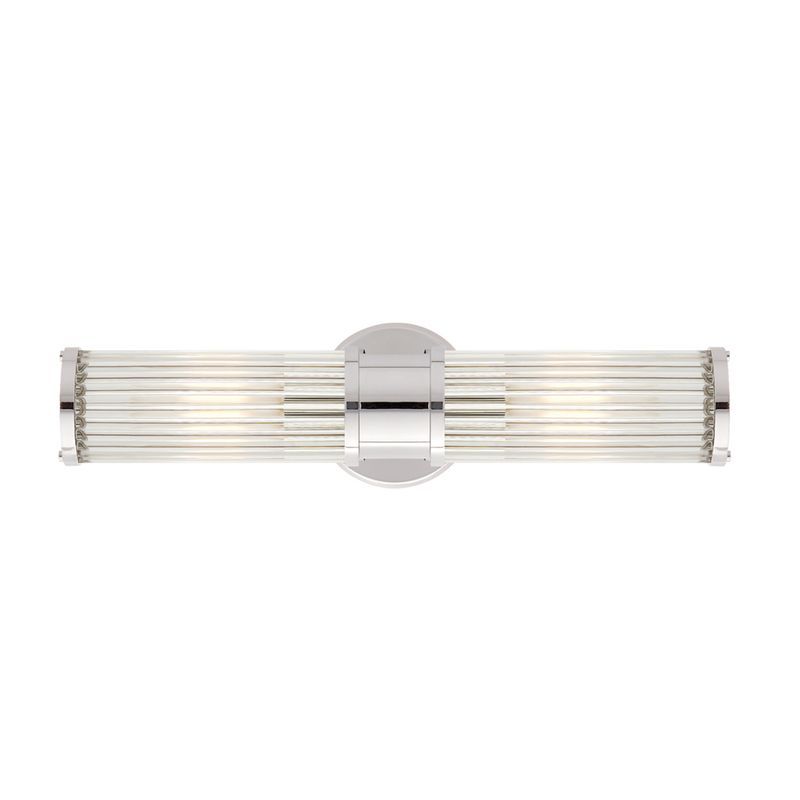 Allen Double-Light Sconce – Nickel