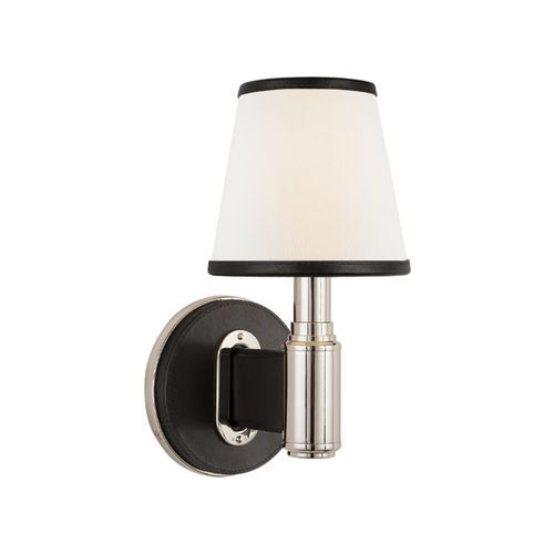 Riley Single Sconce – Nickel