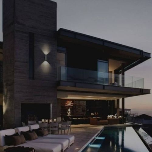 MARS DOUBLE | Outdoor Wall Light | 316 Steel