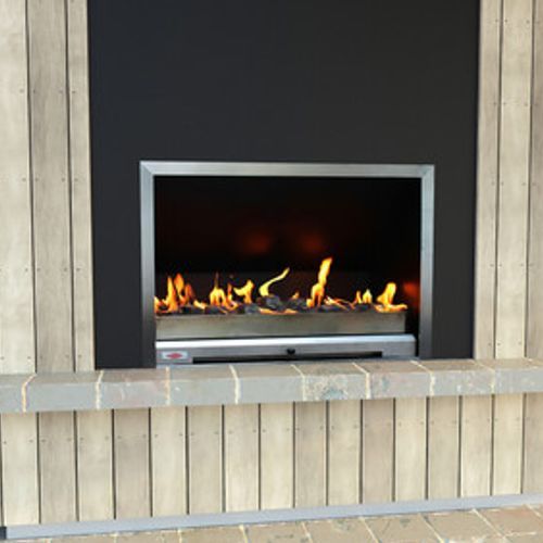 Jetmaster Broff Flueless Outdoor Gas Fireplace