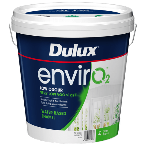 Dulux envirO2 - Water Based Enamel Semi Gloss