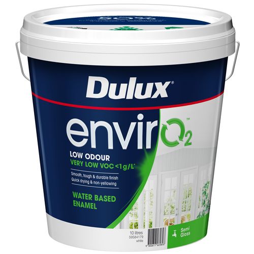 Dulux envirO2 - Water Based Enamel Semi Gloss