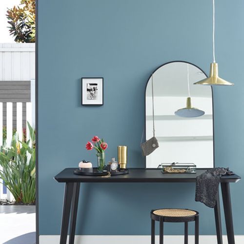 Eggshell Acrylic Paint in Hamptons Blue
