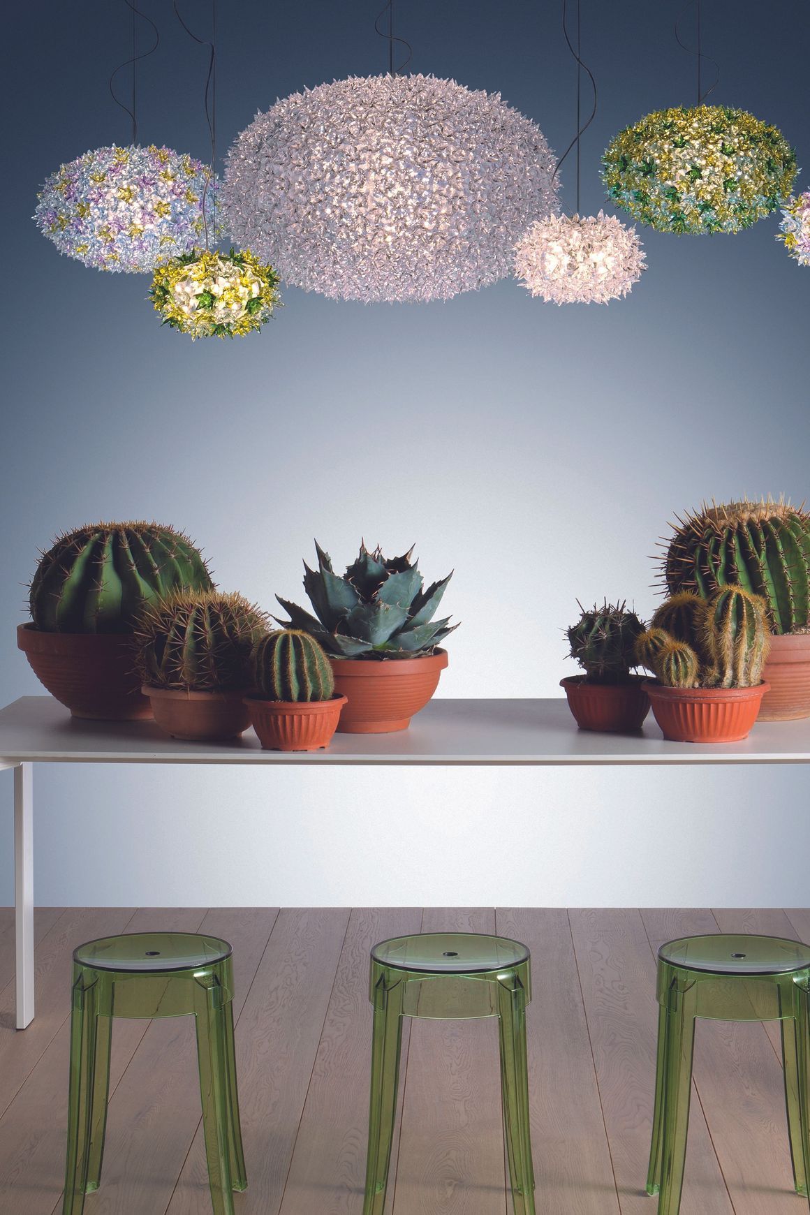 Bloom Medium Suspension Lamp - Metallic