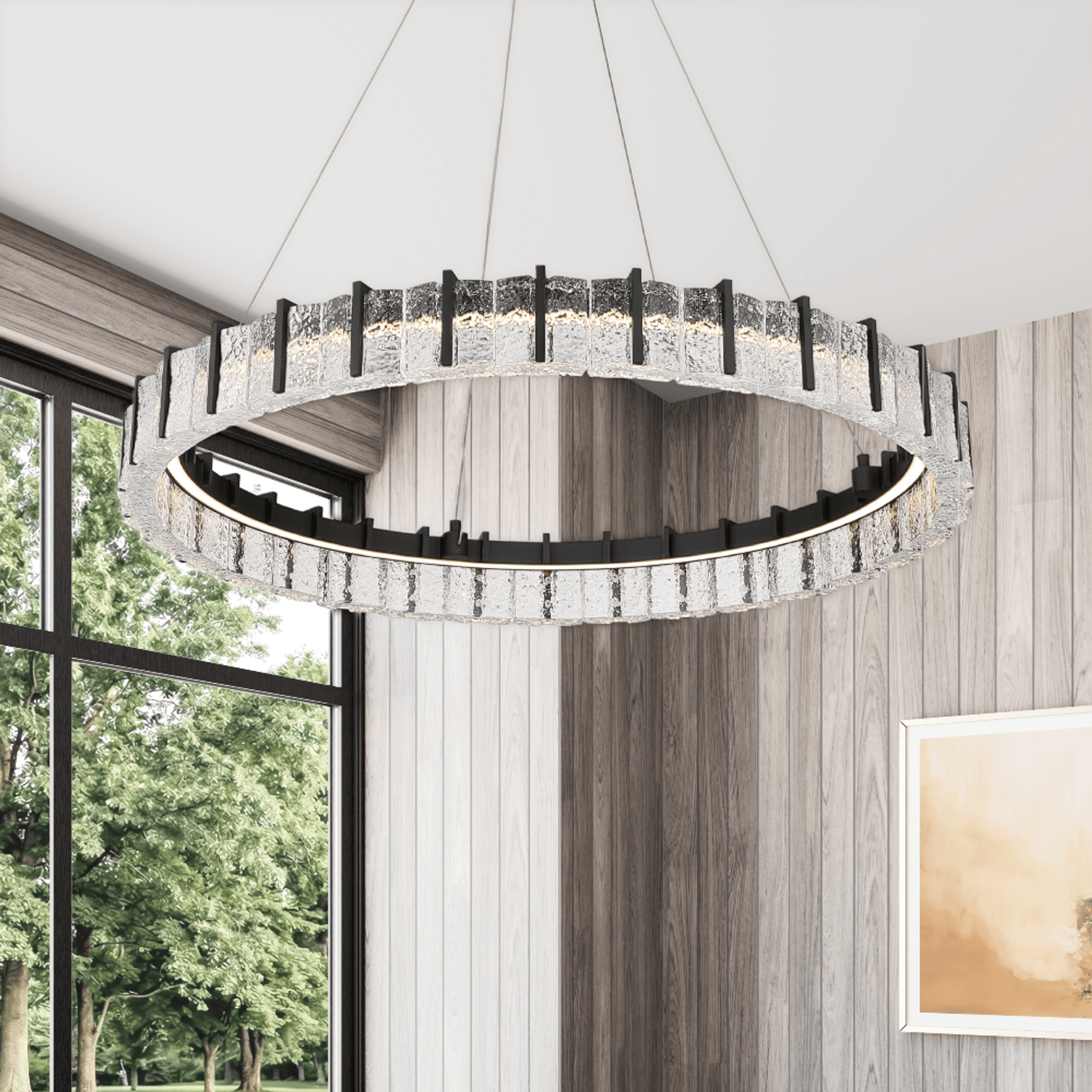 Abito LED Pendant in Matte Black