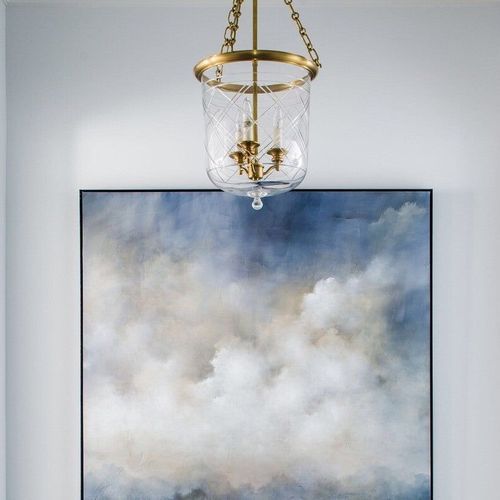 Visual Comfort Lauren Ralph Lauren Cambridge Medium Smoke Bell Lantern