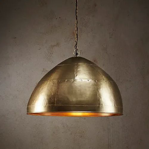 Gaia Brass Pendant