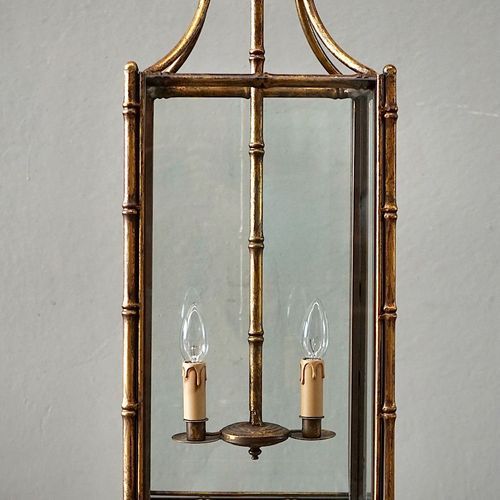 French Gilded Iron Lantern