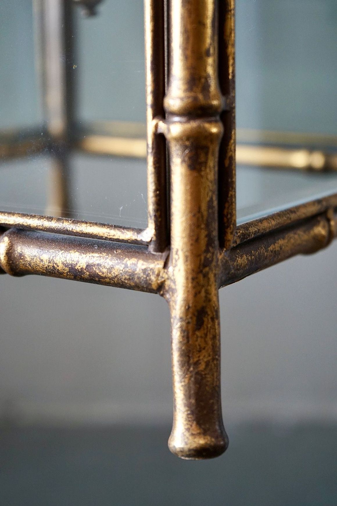 French Gilded Iron Lantern